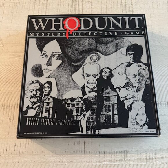 Vintage, rare 1985 Selchow & Righter Whodunit Mystery Detective Game - Picture 1 of 12